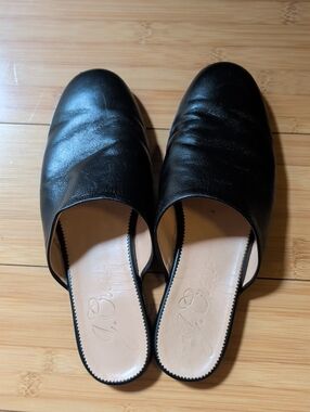 J crew Leather Mules/Slides
